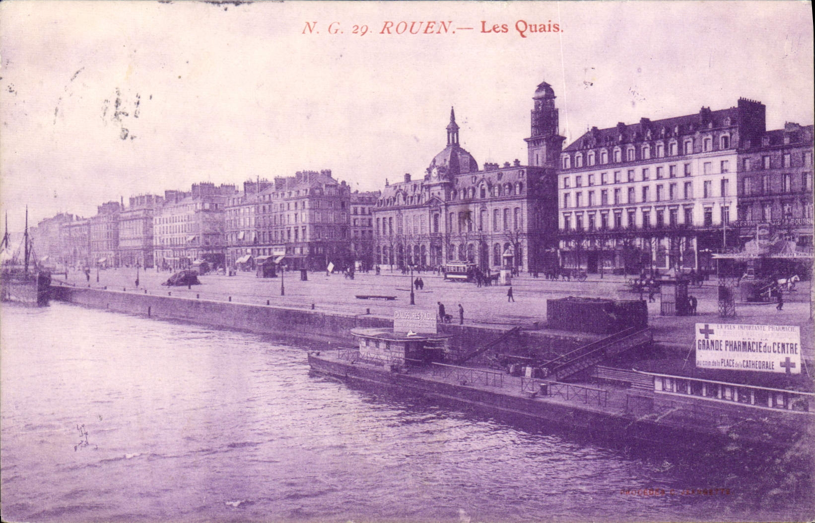 CPA Rouen Les Quais 