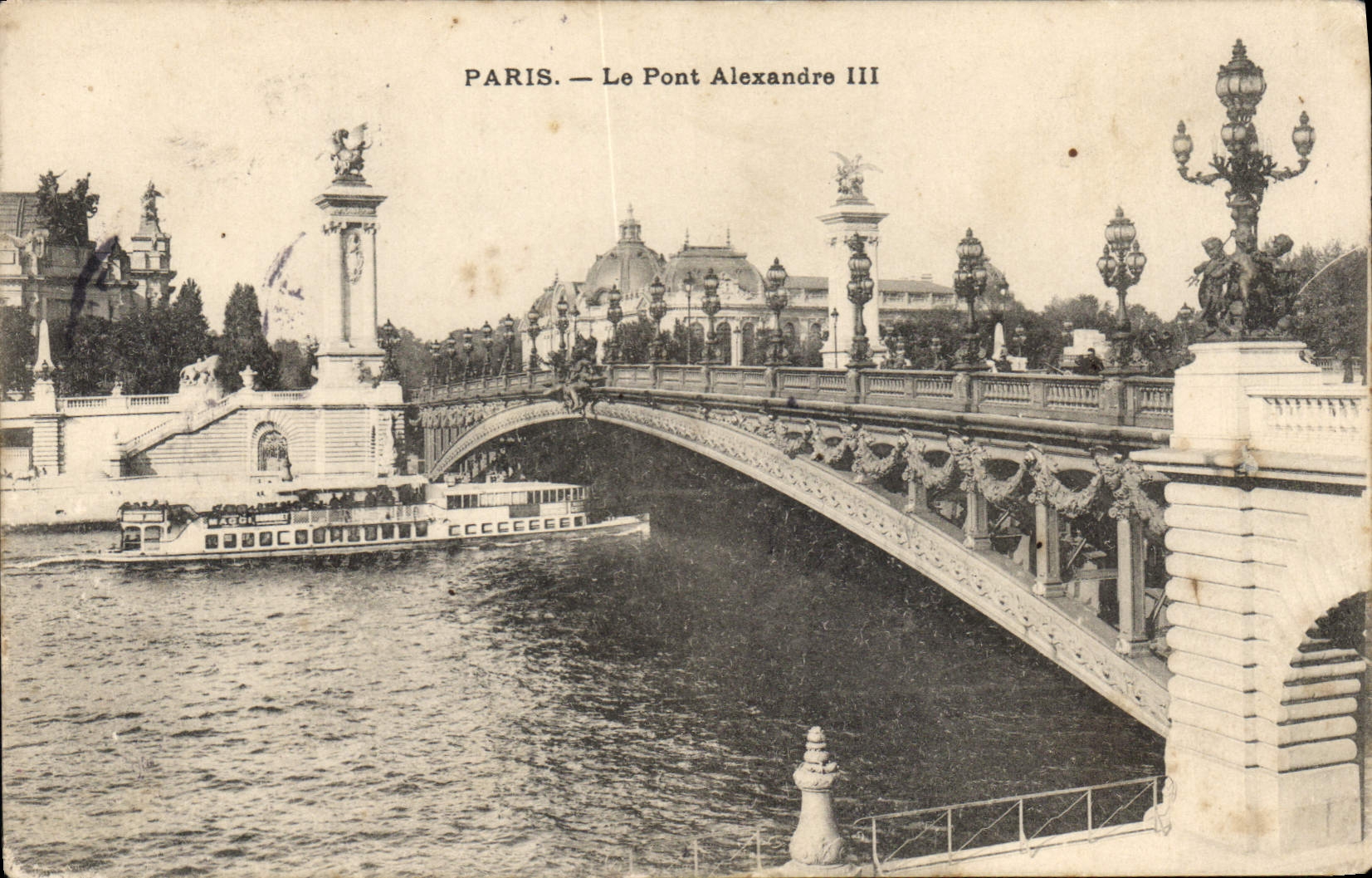 CPA Paris Le Pont Alexandre III 