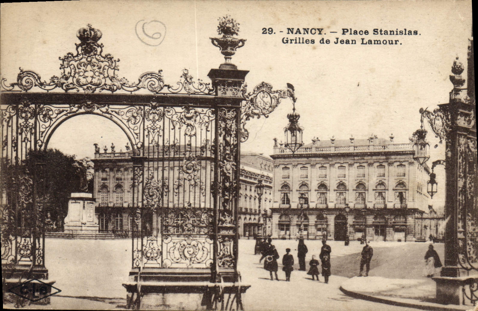 CPA Nancy Place Stanislas Grilles de Jean Lamour 
