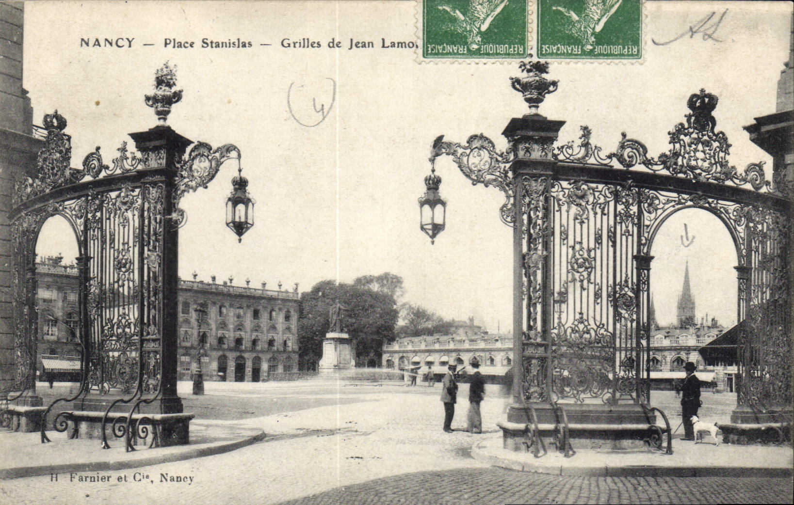 CPA Nancy Place Stanislas Grilles de Jean Lamour 