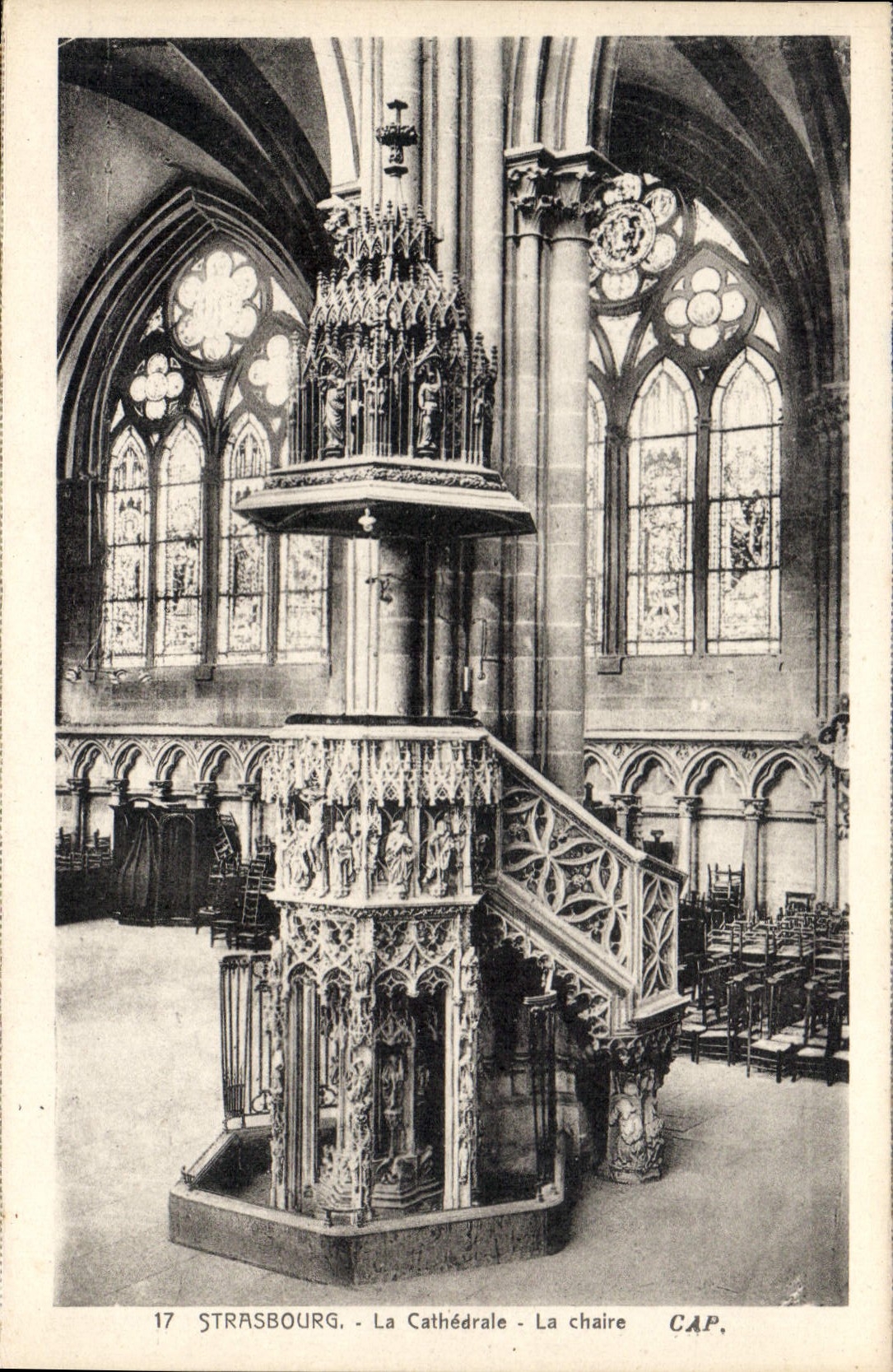 CPA Strasbourg La Cathedrale La Chaire 