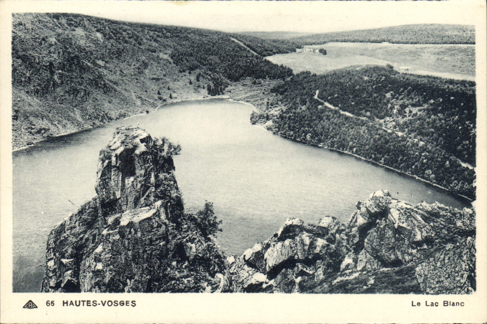 CPA Hautes Vosges Le Lac Blanc 