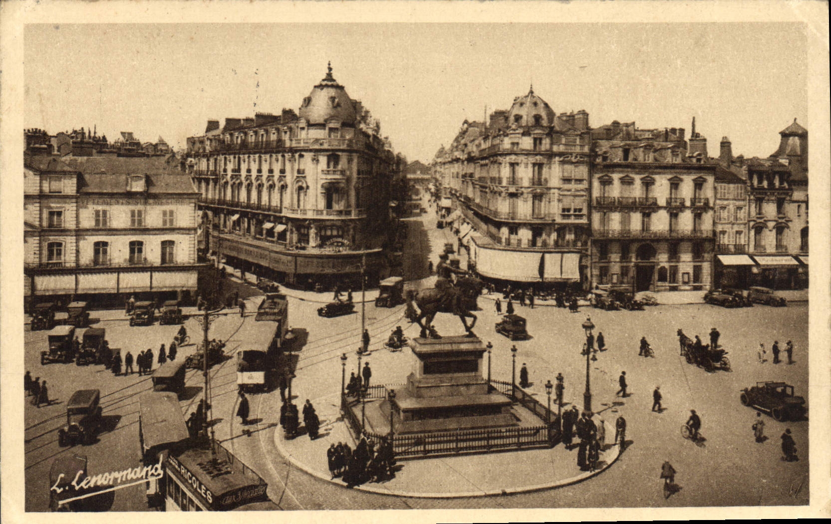 CPA Orleans La Place du Martroi 