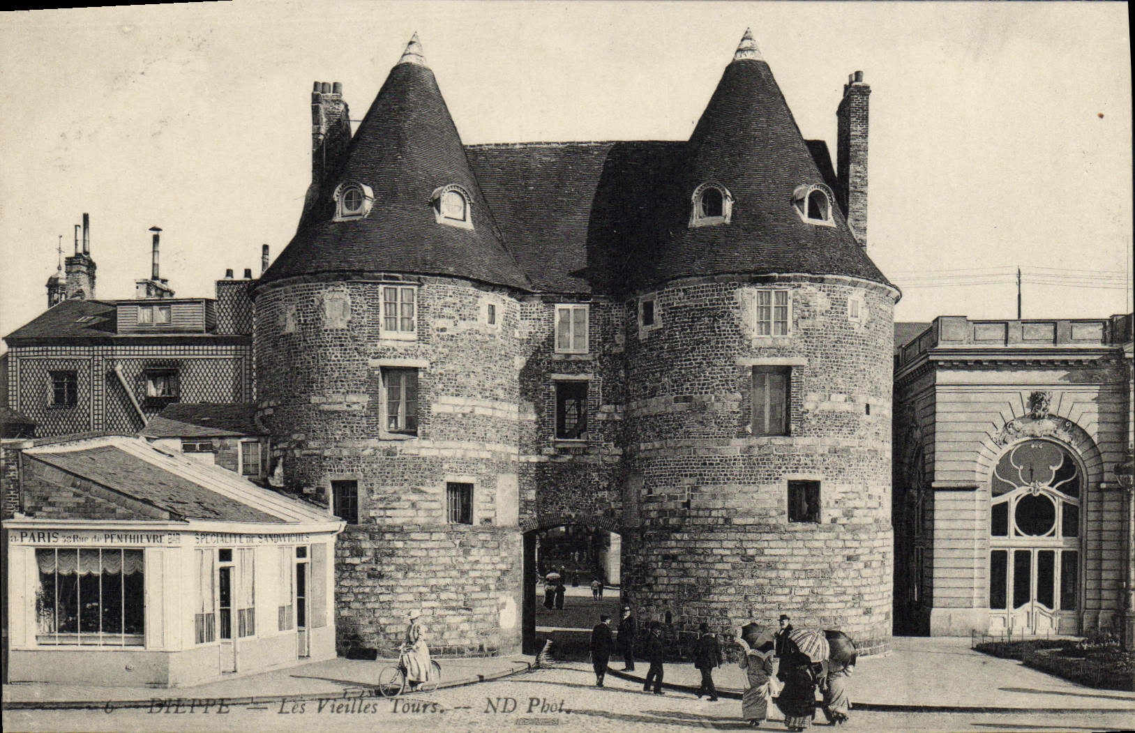 CPA Dieppe Les Vieilles Tours 