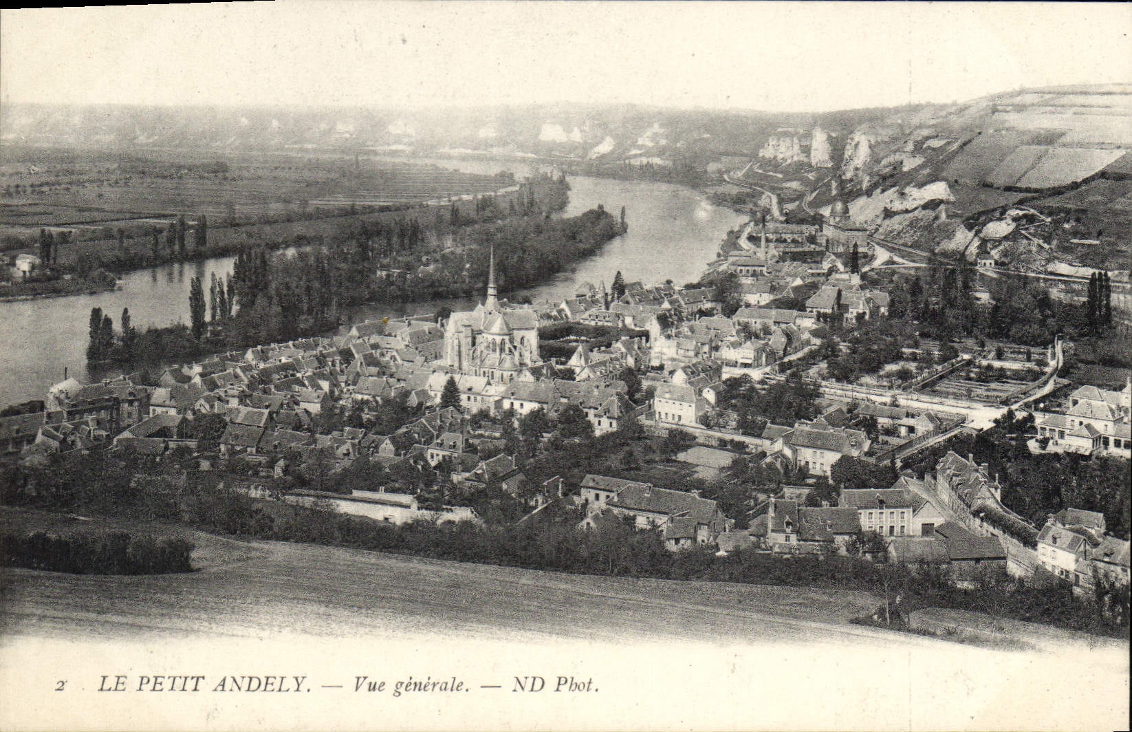 CPA Le Petit Andely Vue generale 