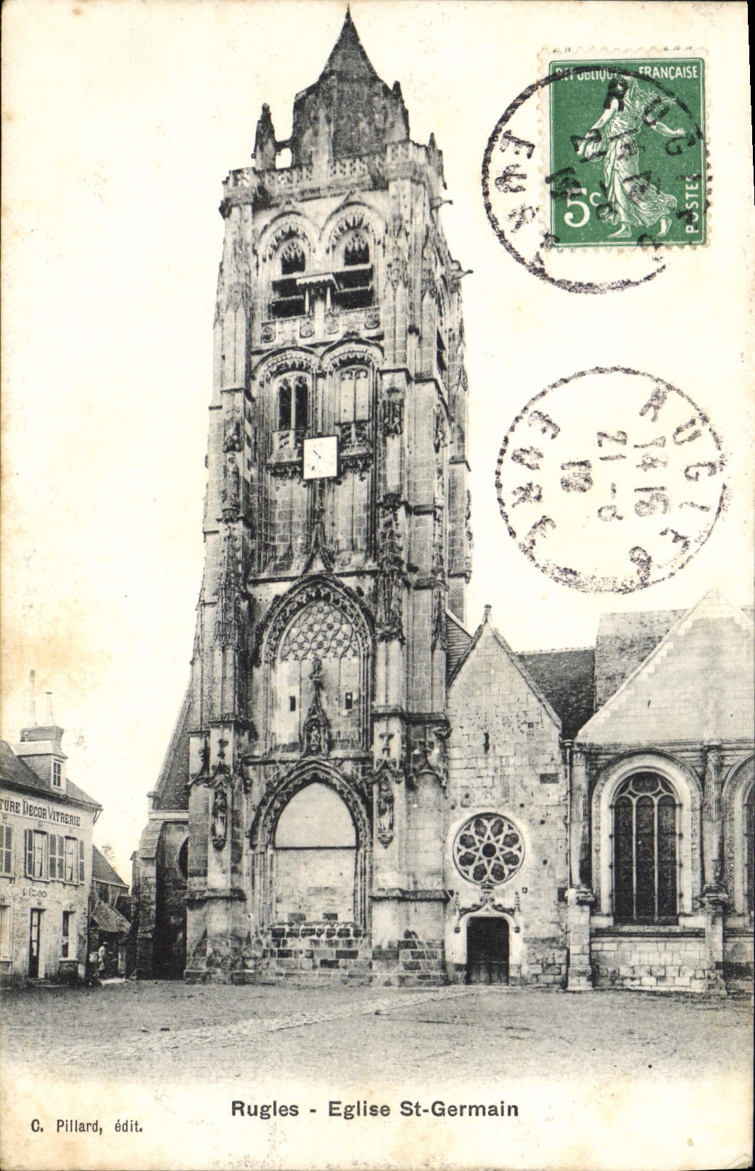 CPA Rugles Eglise St Germain 