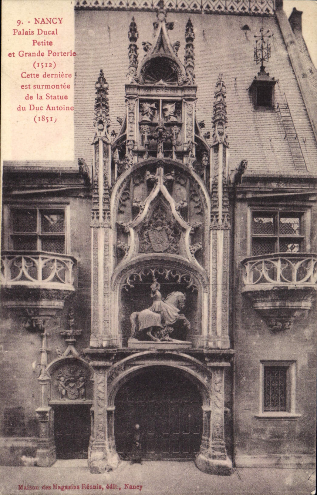 CPA Nancy Palais Ducal Petite et Grande Porterie