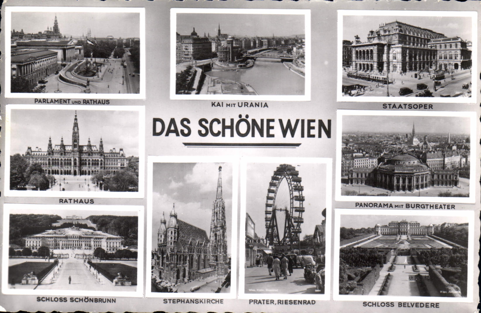 CPA Das Schone wien Parlament und Rathaus