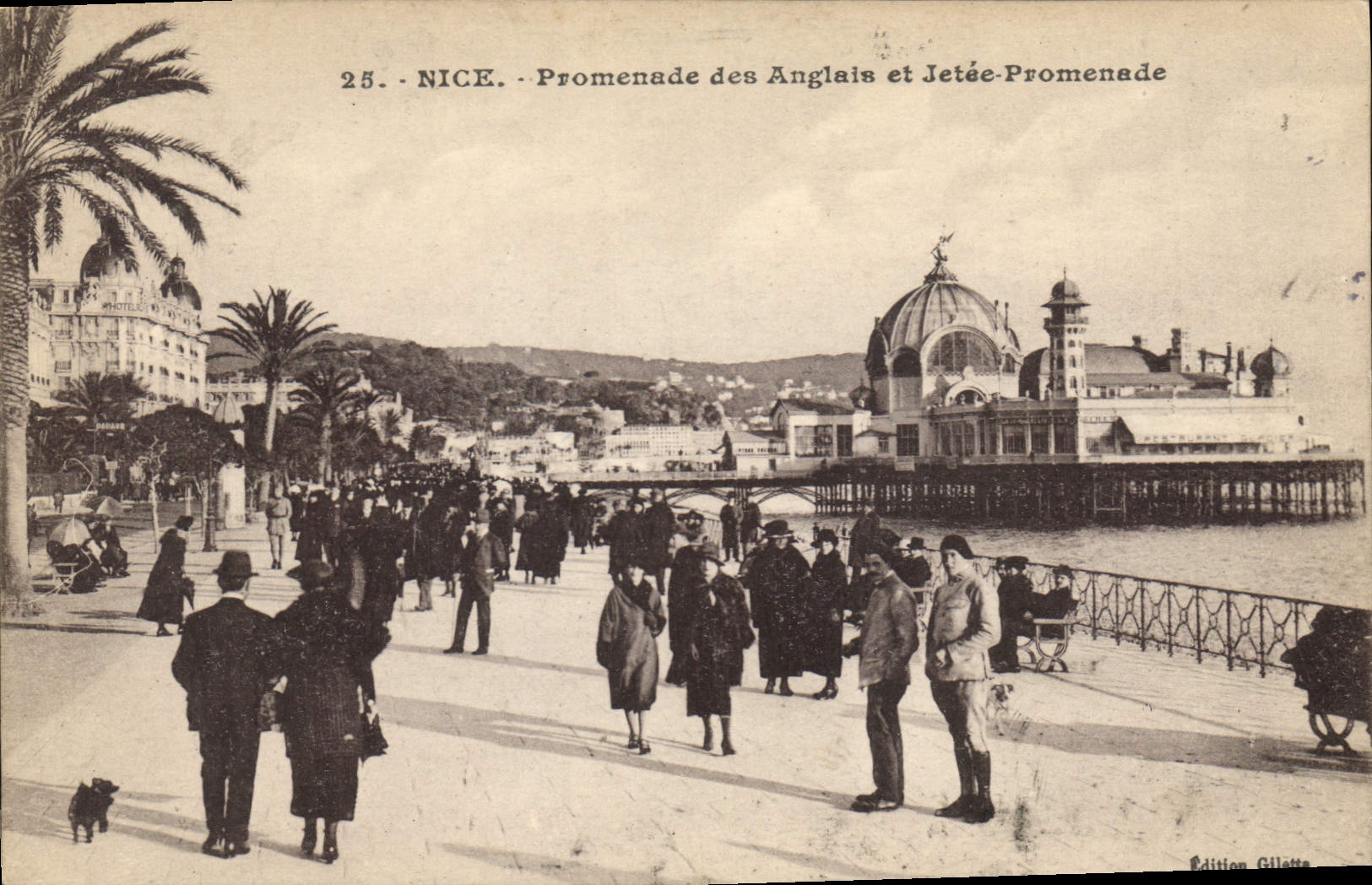 CPA Nice Promenade des Anglais et Jetee Promenade