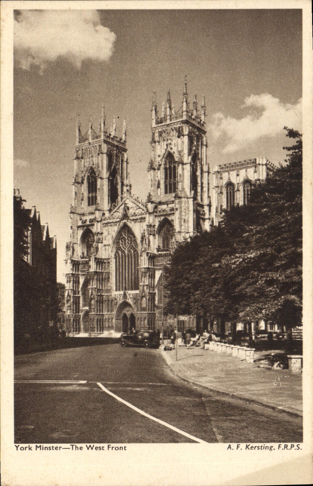 CPA York Minster The West Front 