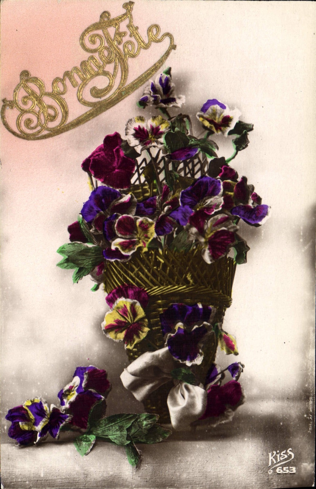 CPA Bonne Fete Fleurs