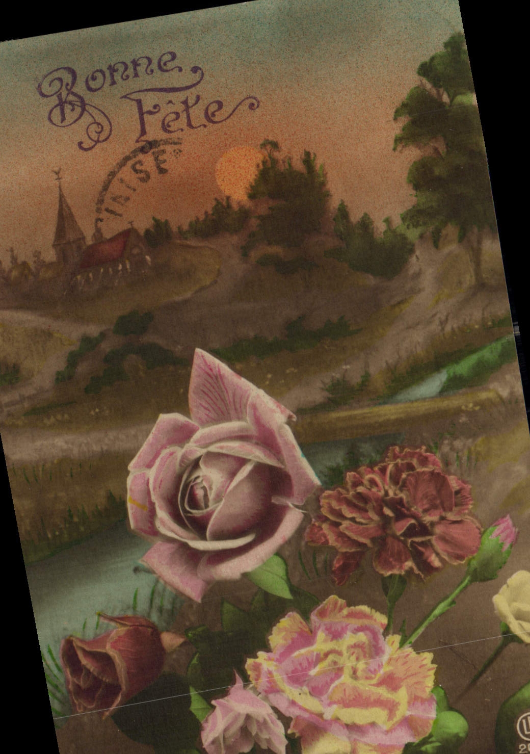 CPA Bonne Fete Fleurs