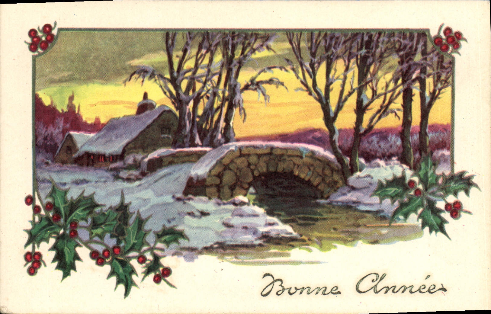 CPA Bonne Annee 
