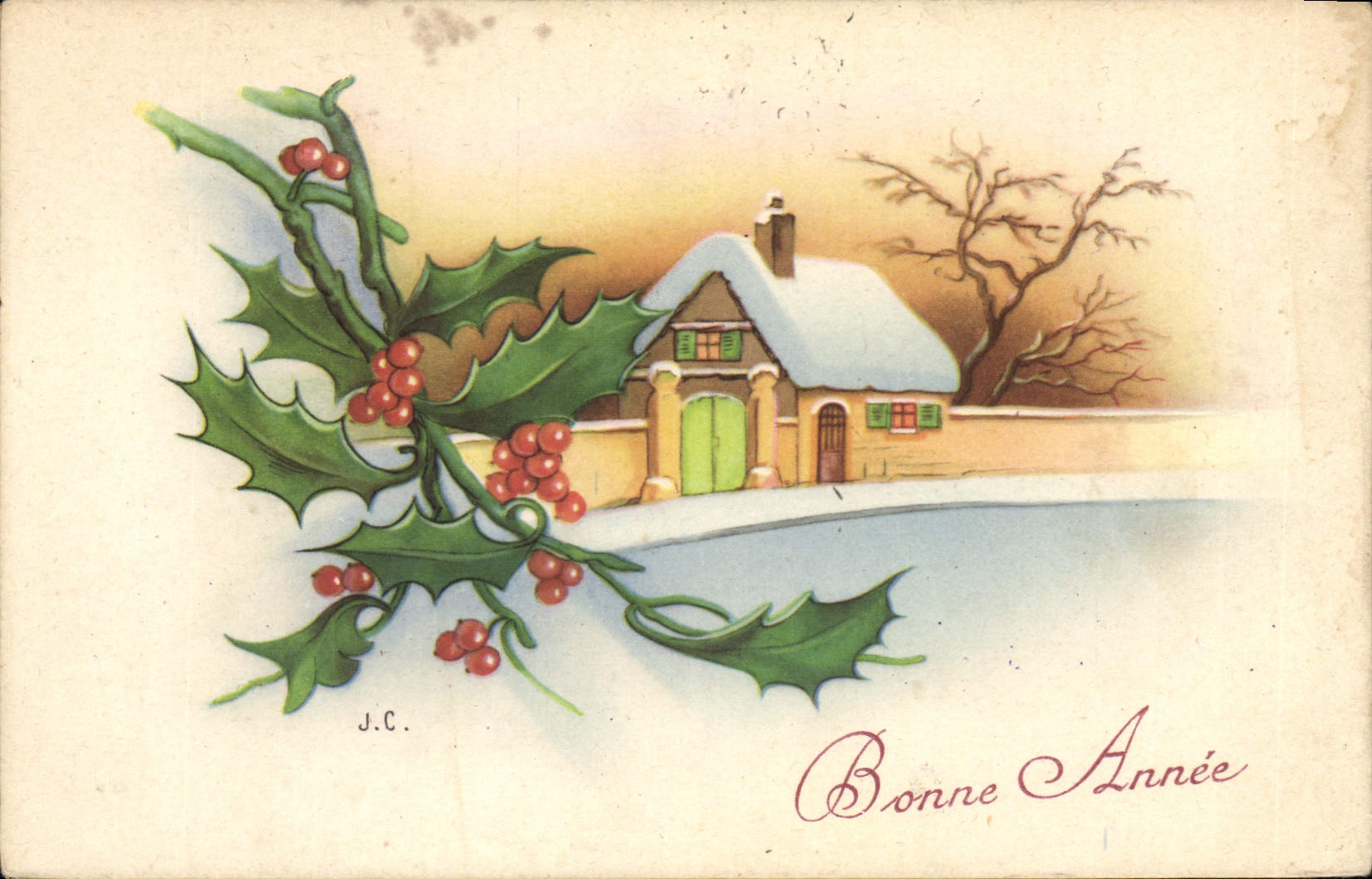 CPA Bonne Annee 