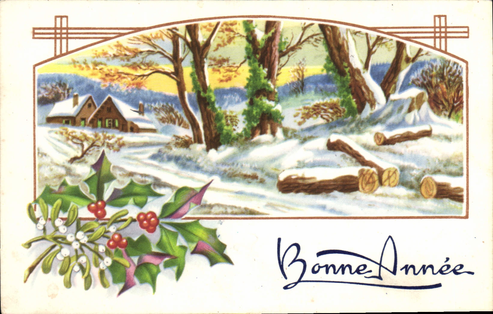 CPA Bonne Annee 