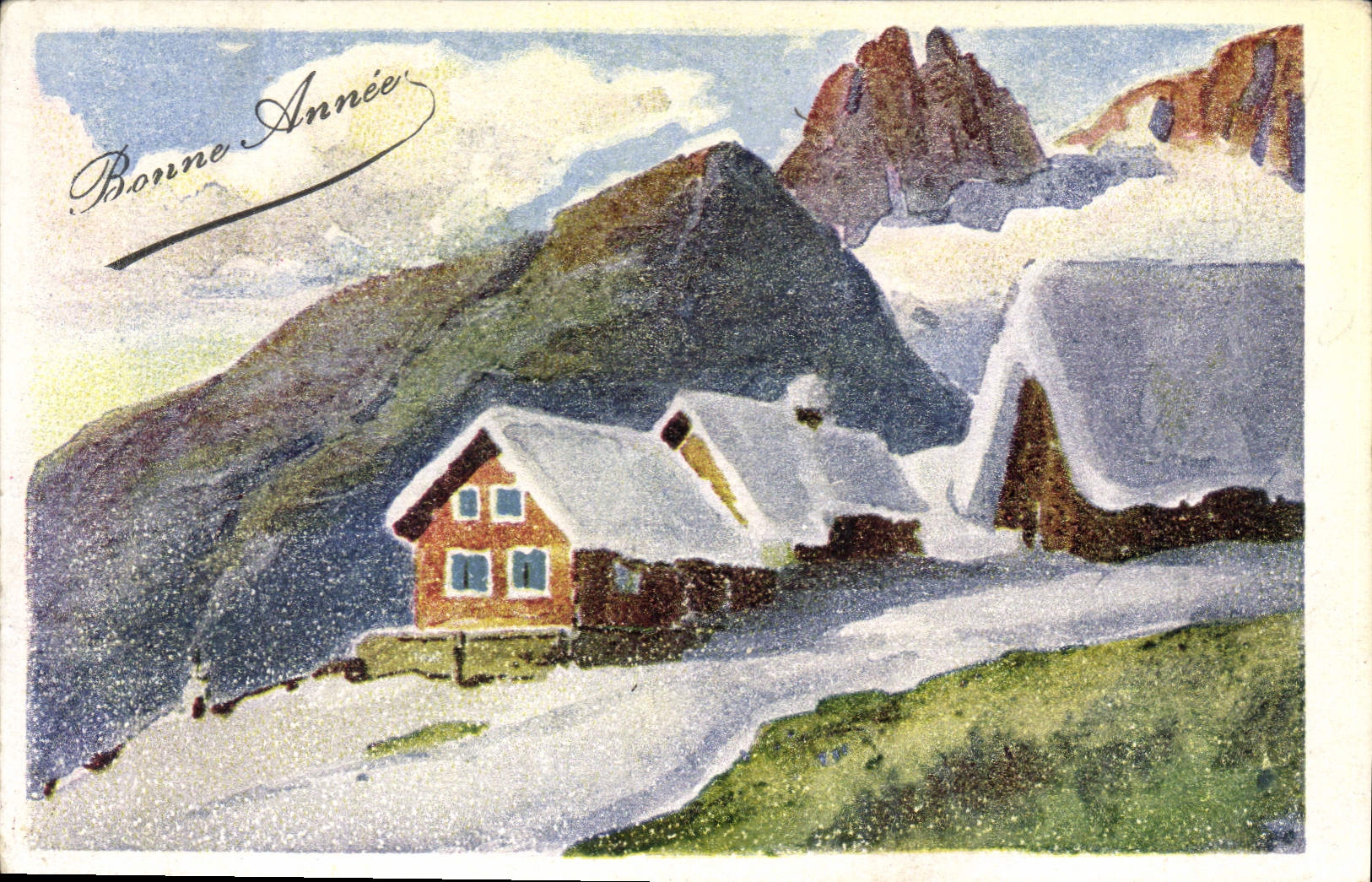 CPA Bonne Annee 