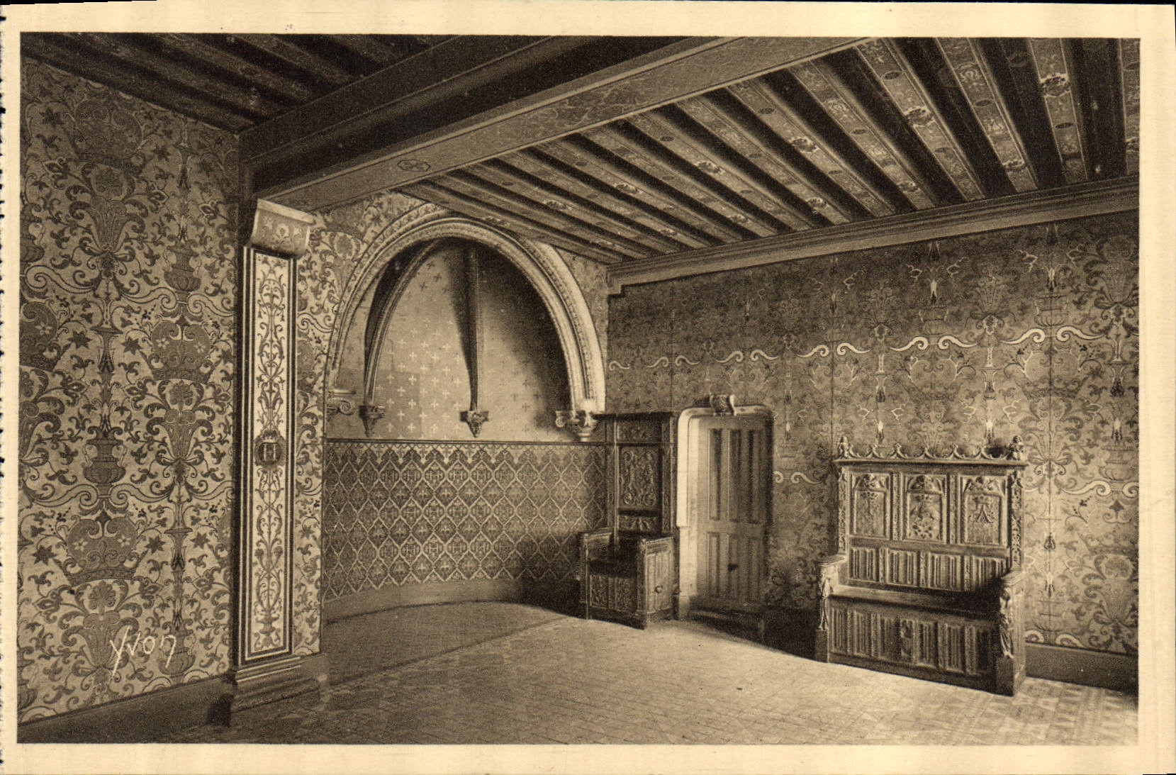CPA Chateau de Blois Chambre d'Henri III 