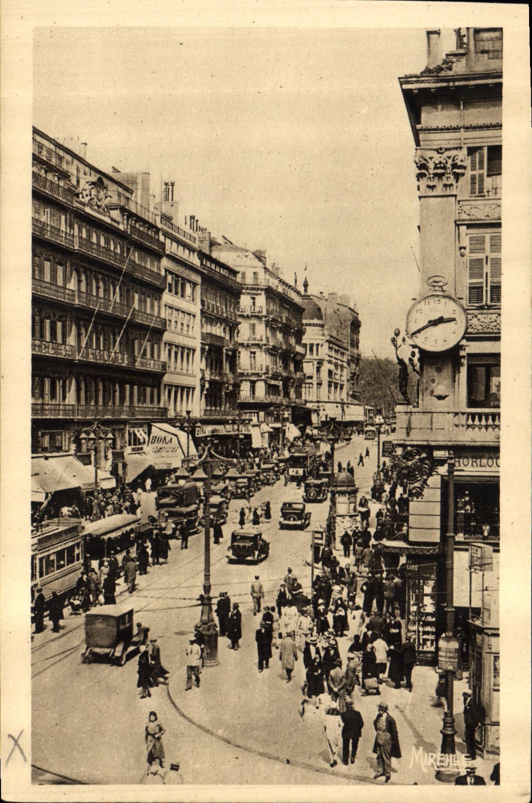 CPA Marseille La Canebiere