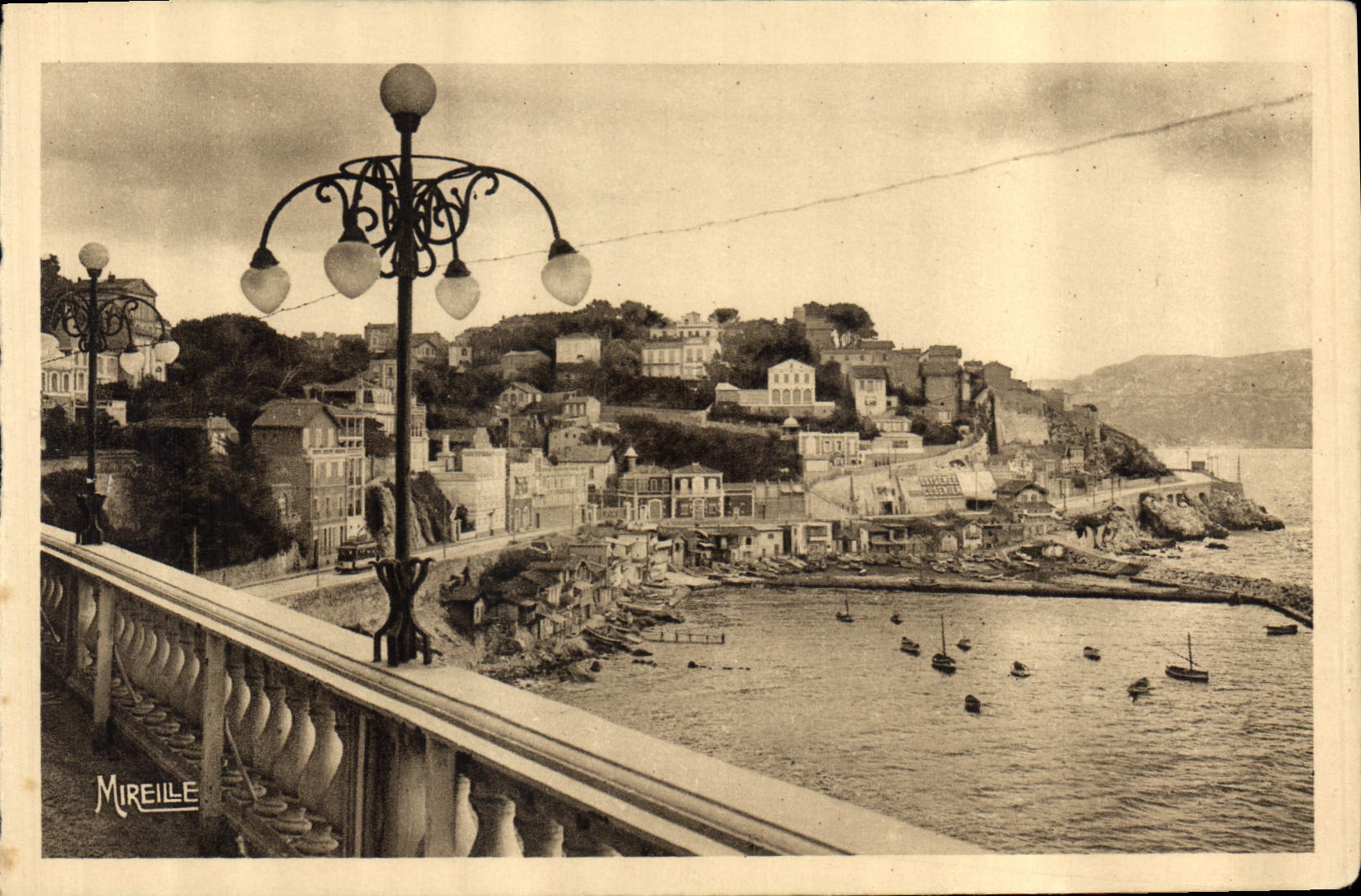 CPA Marseille L'Anse du Prophete vue de la Reserve 