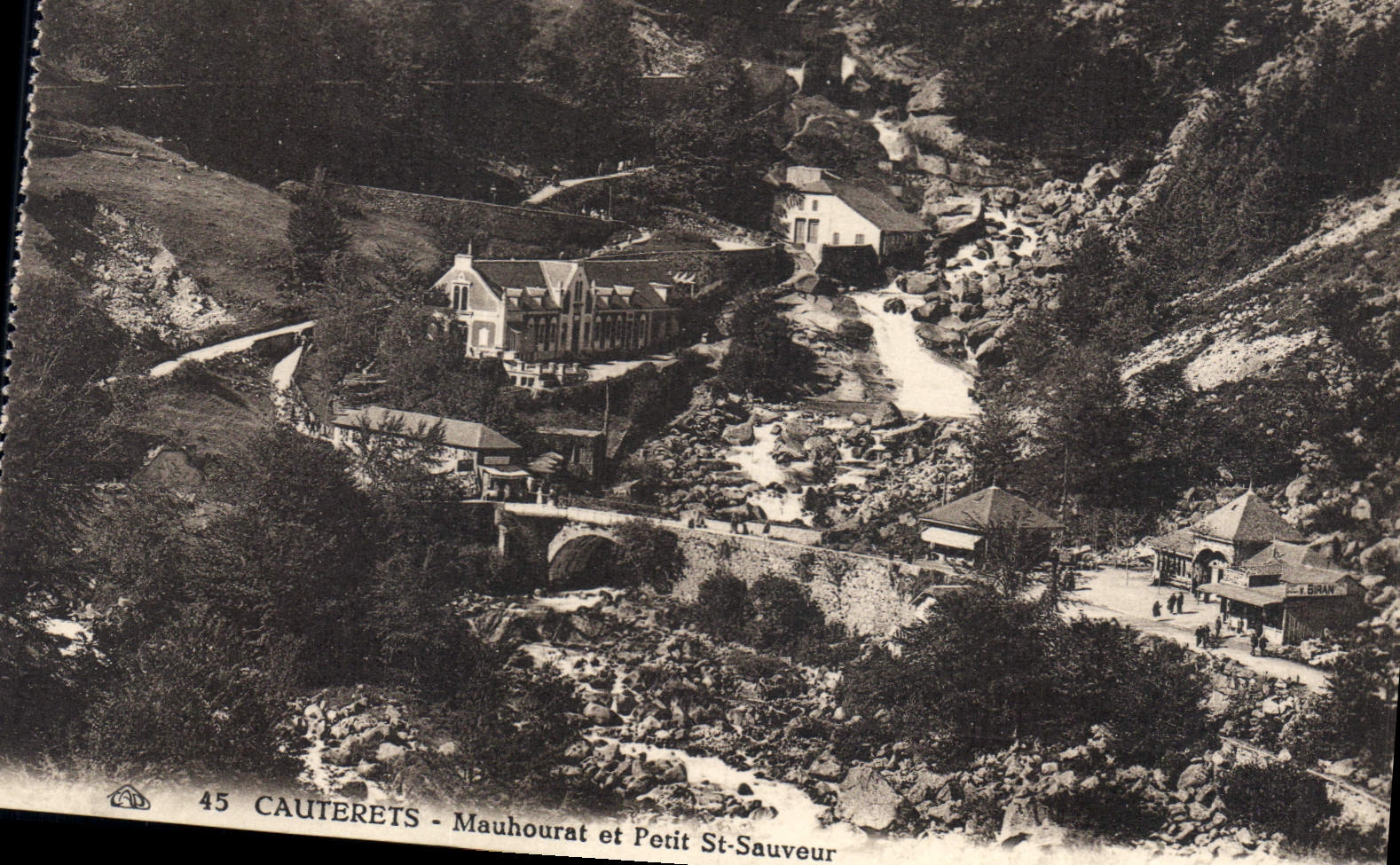 CPA Cauterets Mauhourat et Petit St Sauveur 