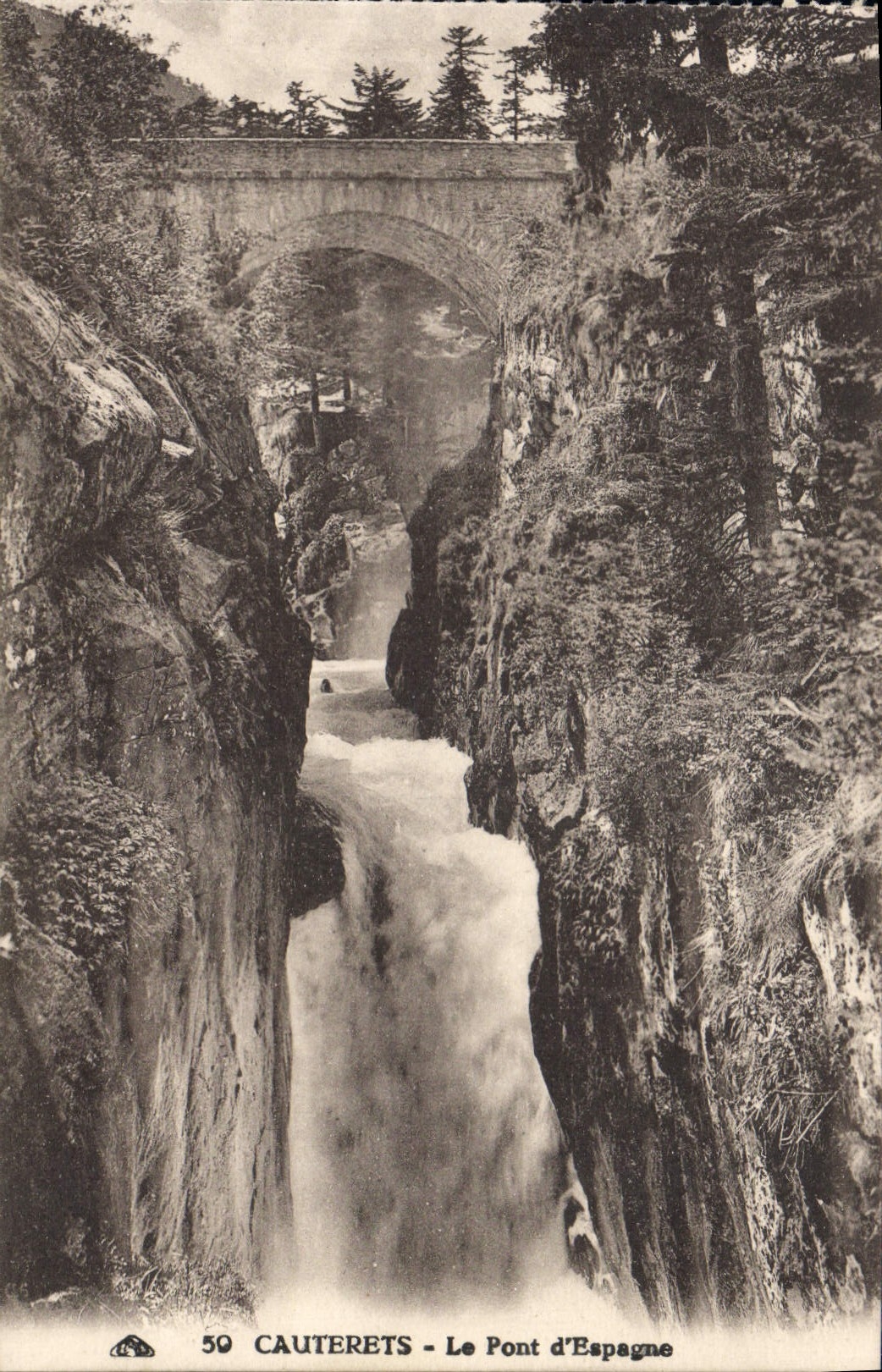 CPA Cauterets Le Pont d'Espagne 