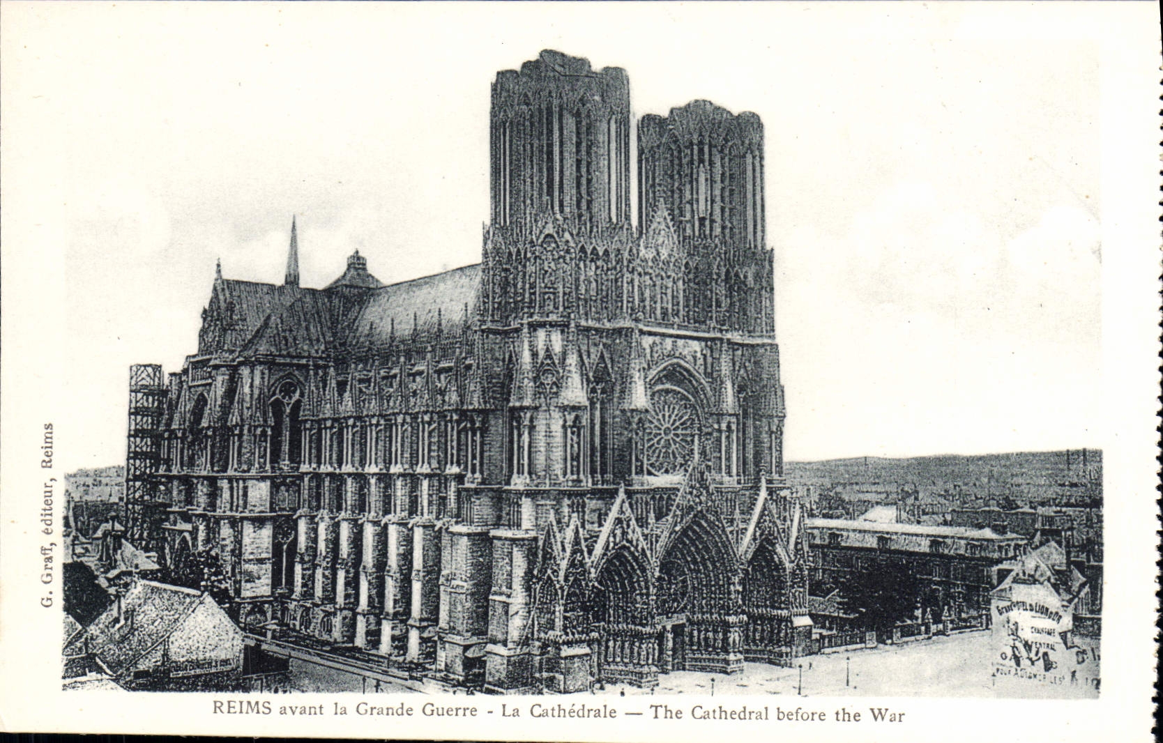 CPA Reims avant la Grande Guerre la cathedrale 