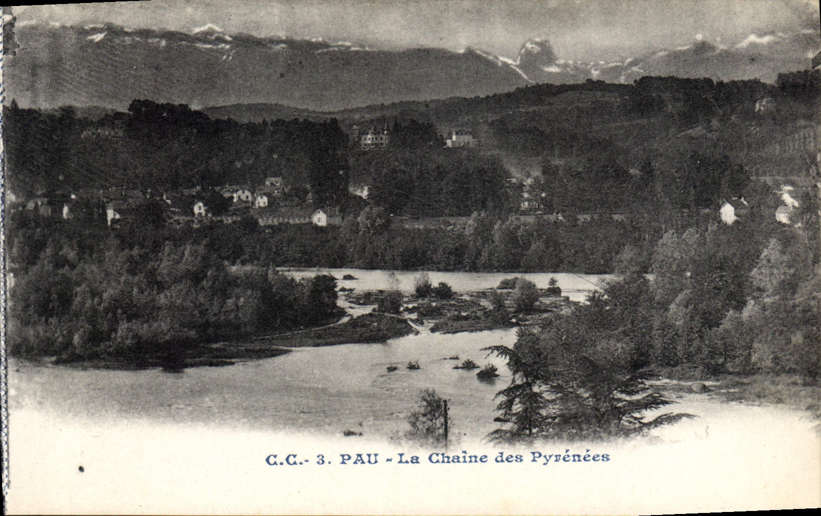 CPA Pau la Chaine des Pyrenees 