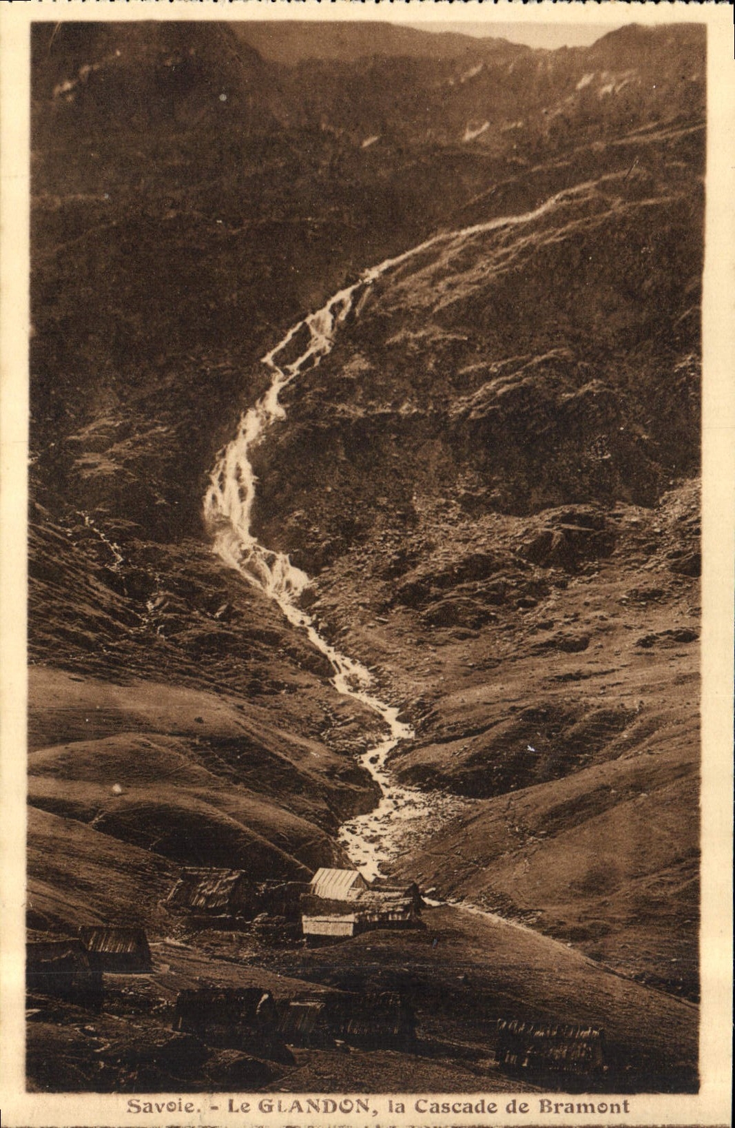 CPA Savoie le Glandon la Cascade de Bramont 