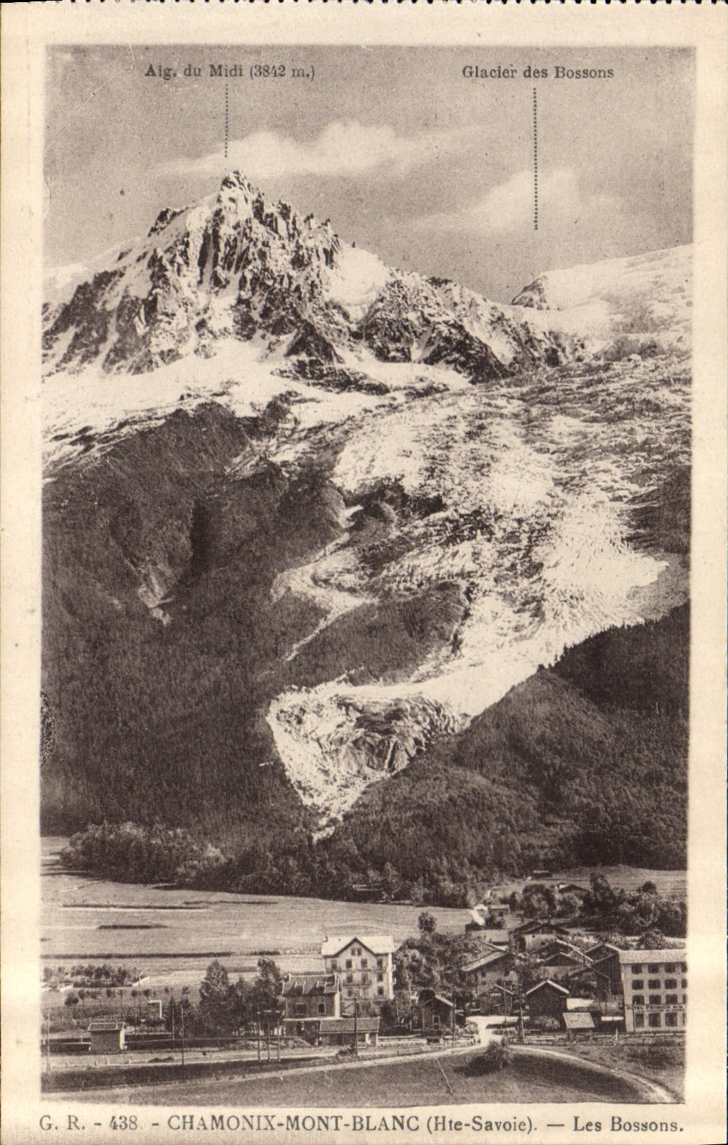 CPA Chamonix Mont Blanc Hte Savoie les Bossons 