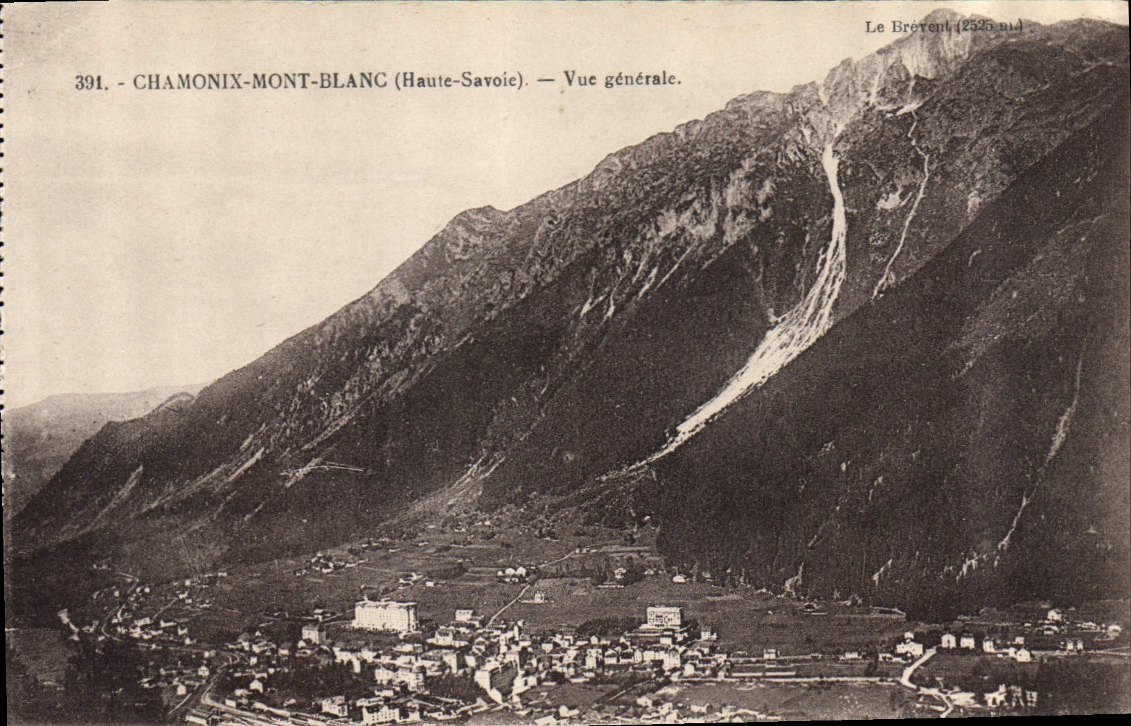 CPA Chamonix Mont Blanc Haute Savoie vue generale 