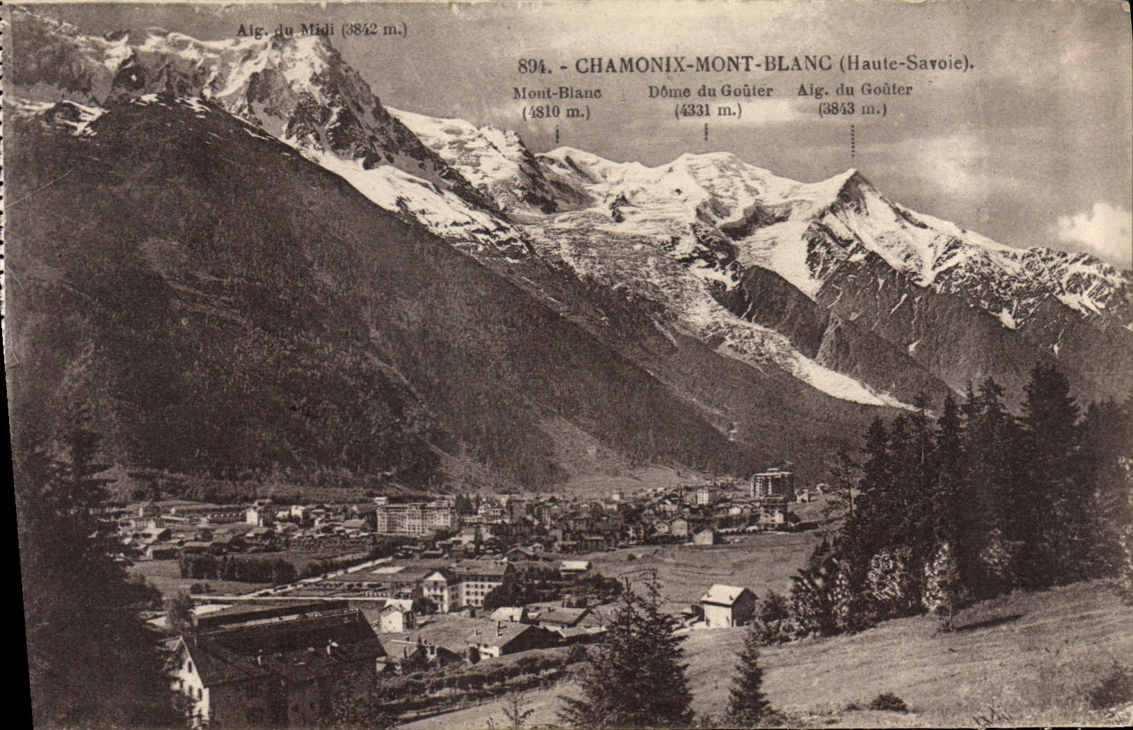 CPA Chamonix Mont Blanc Haute Savoie 