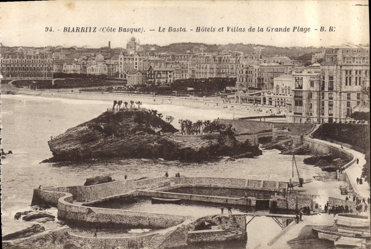 CPA Biarritz Cote Basque le Basta hotels et Villas de la Grande Plage 