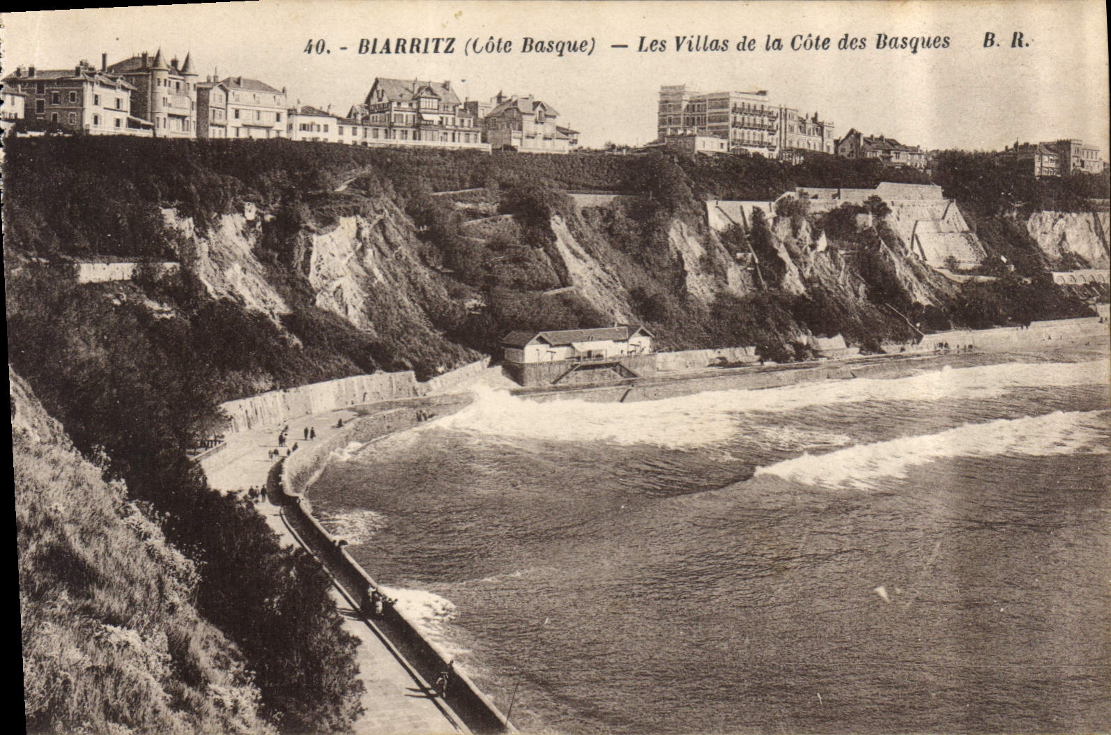 CPA Biarritz Cote Basque la Villas de la Cote des Basques 