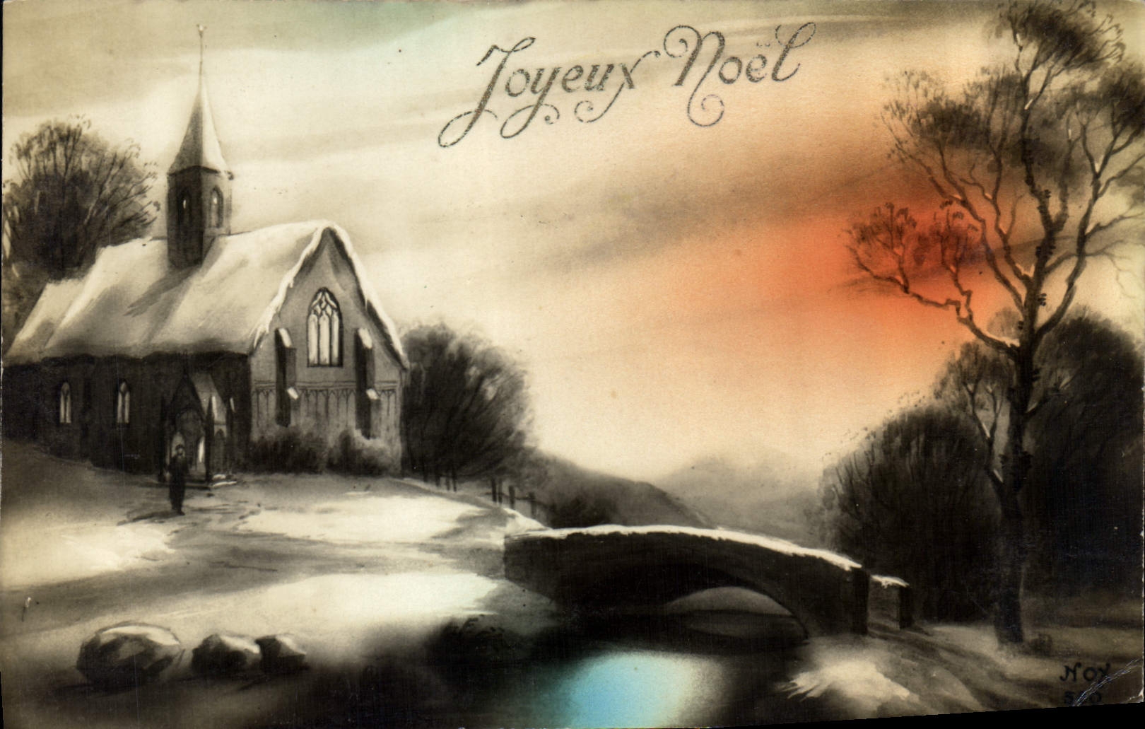 CPA Joyeux Noel 