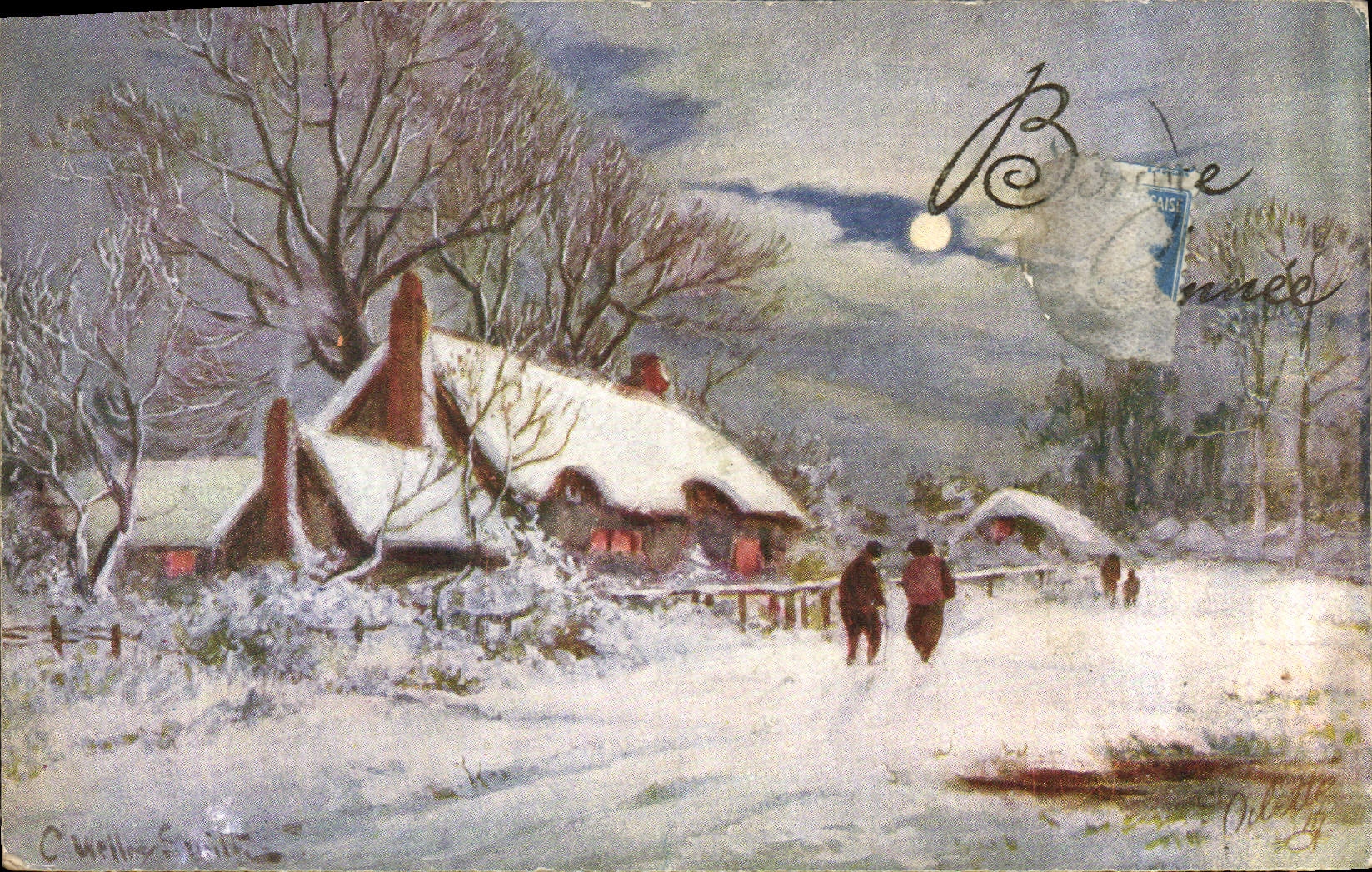 CPA Bonne Annee 