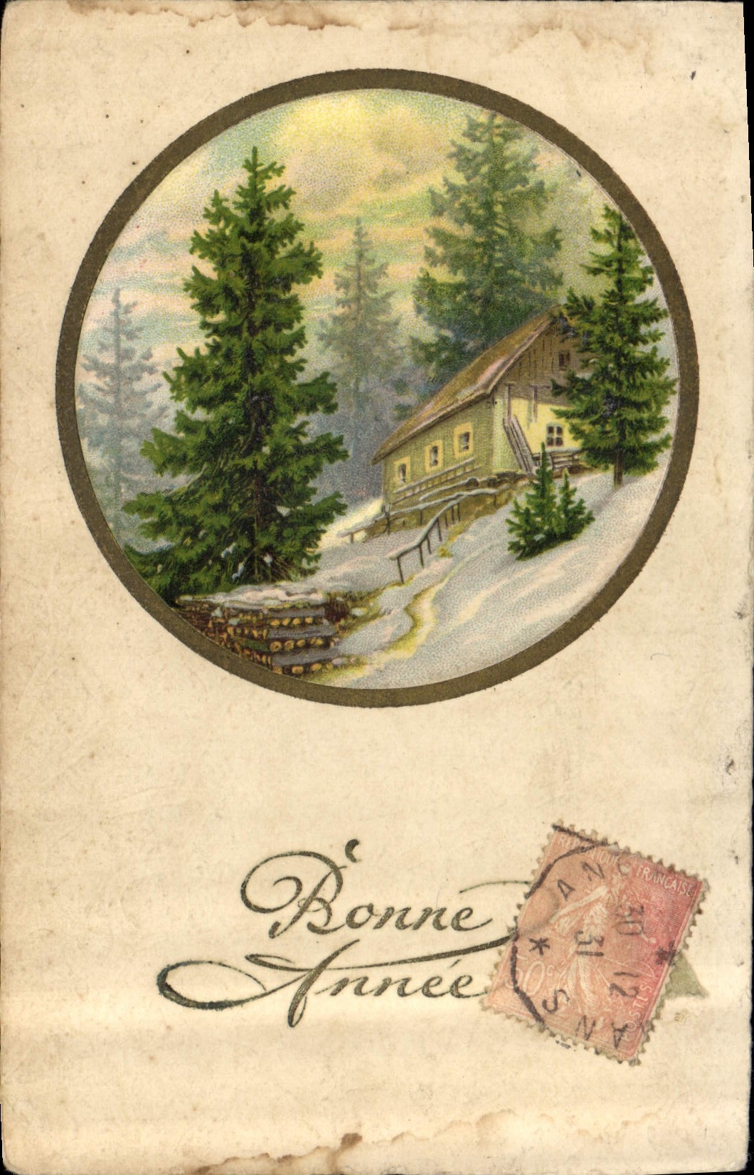 CPA Bonne Annee 