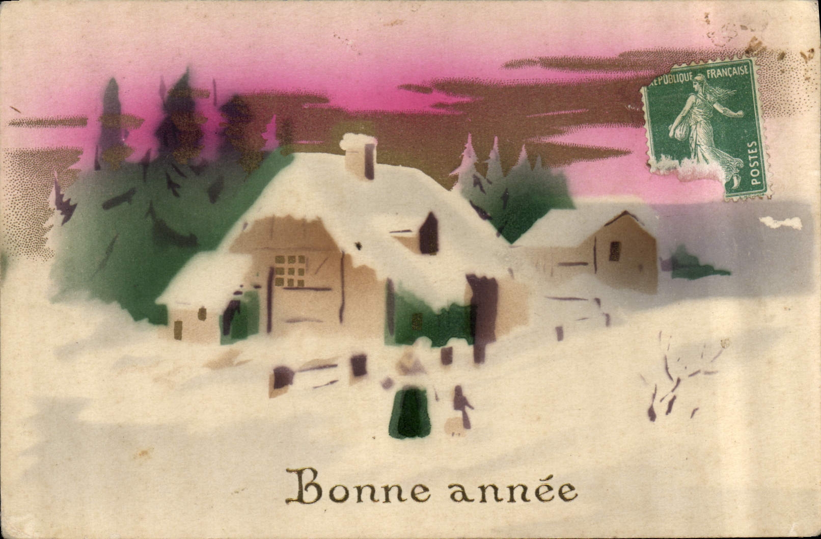 CPA Bonne Annee 