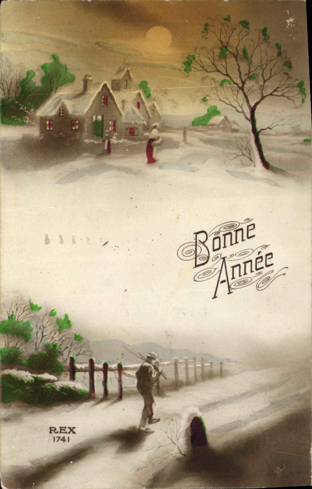 CPA Bonne Annee 