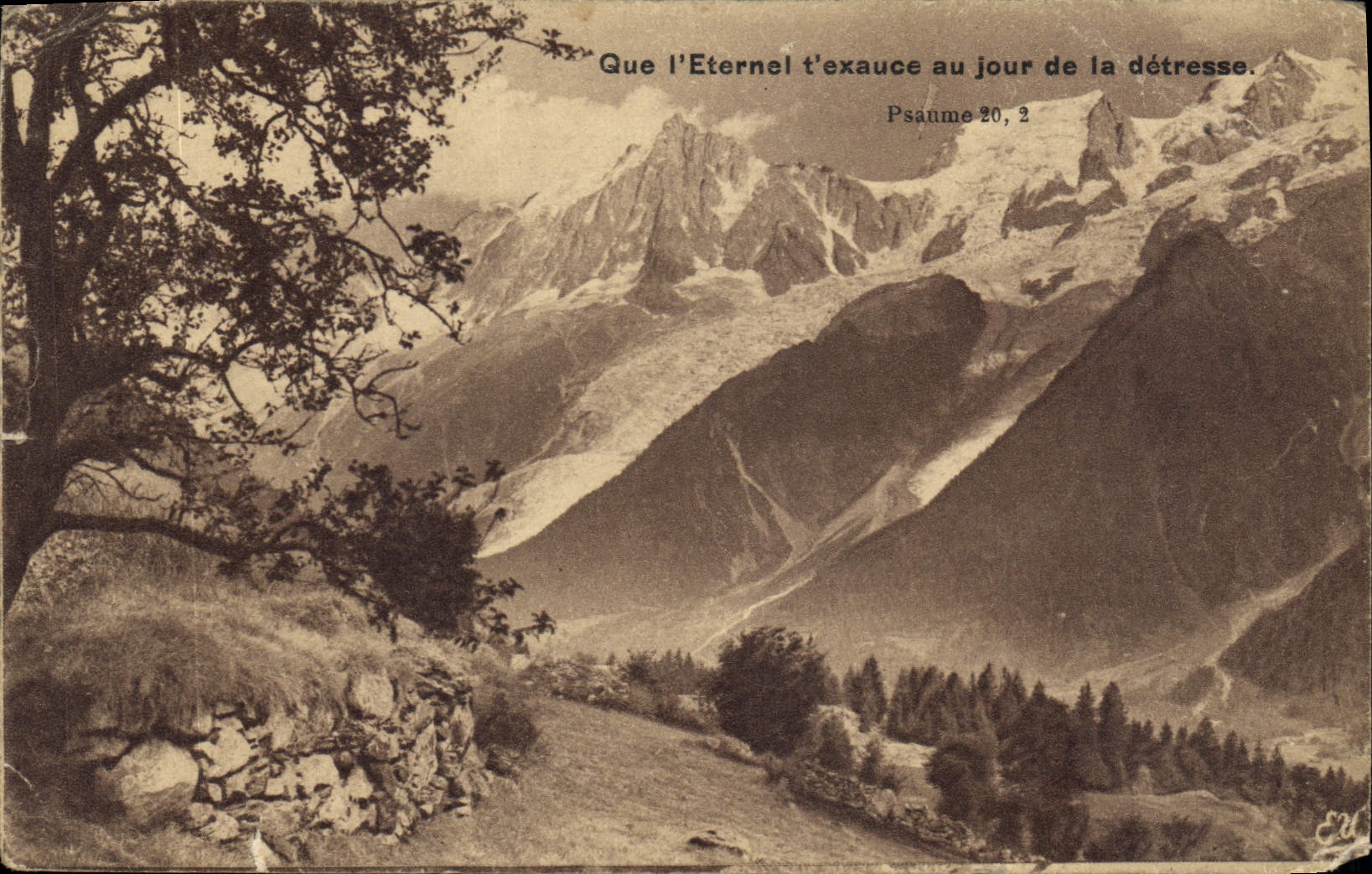 CPA Que L'Eternel t'exauce au jour de la detresse 