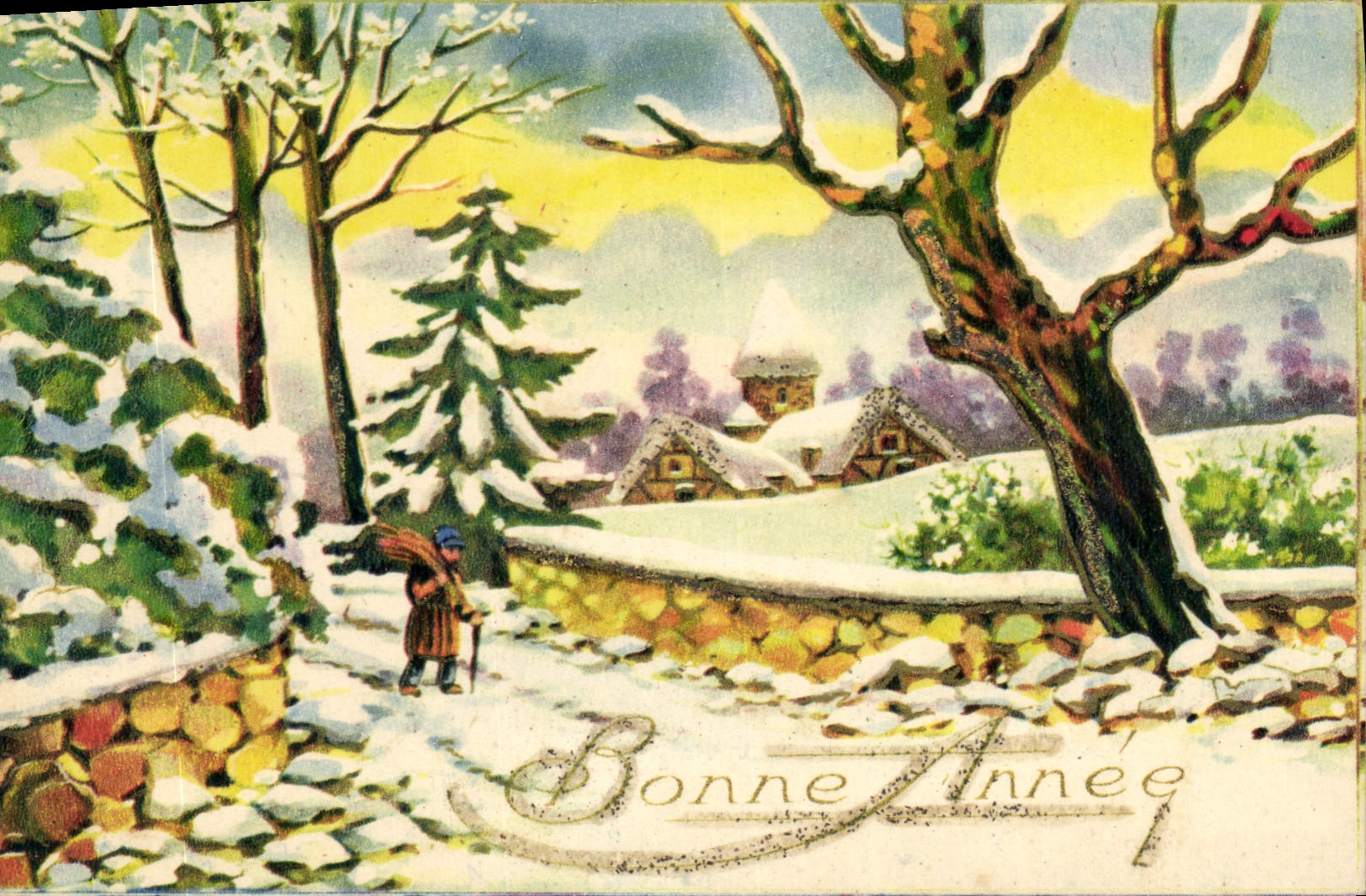 CPA Bonne Annee 