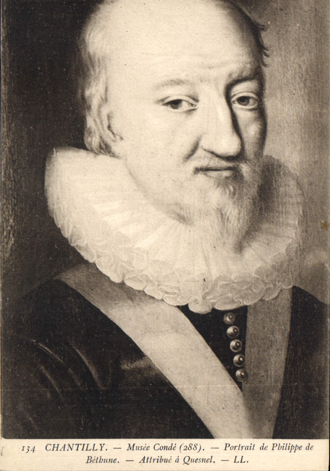 CPA Chantilly Musee Conde Portail de Philippe de Bethune Attribue a Quesnel 