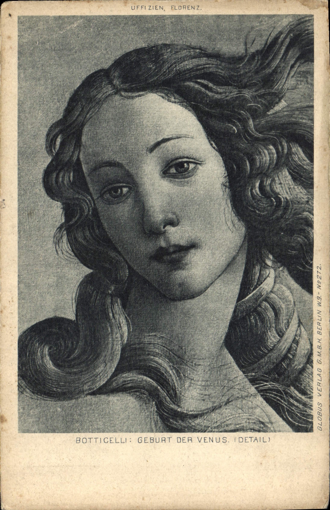 CPA Botticelli Geburt der Venus Detail 