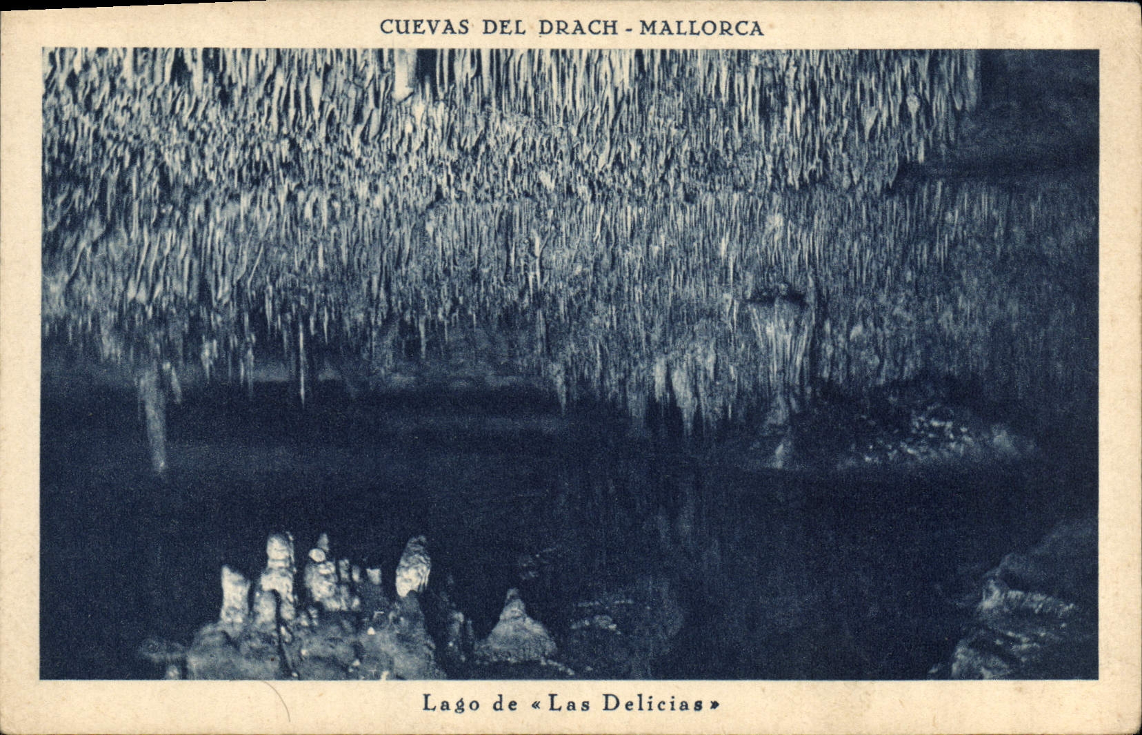 CPA Cuevas del Drach Mallorca Lago de Las Delicias 