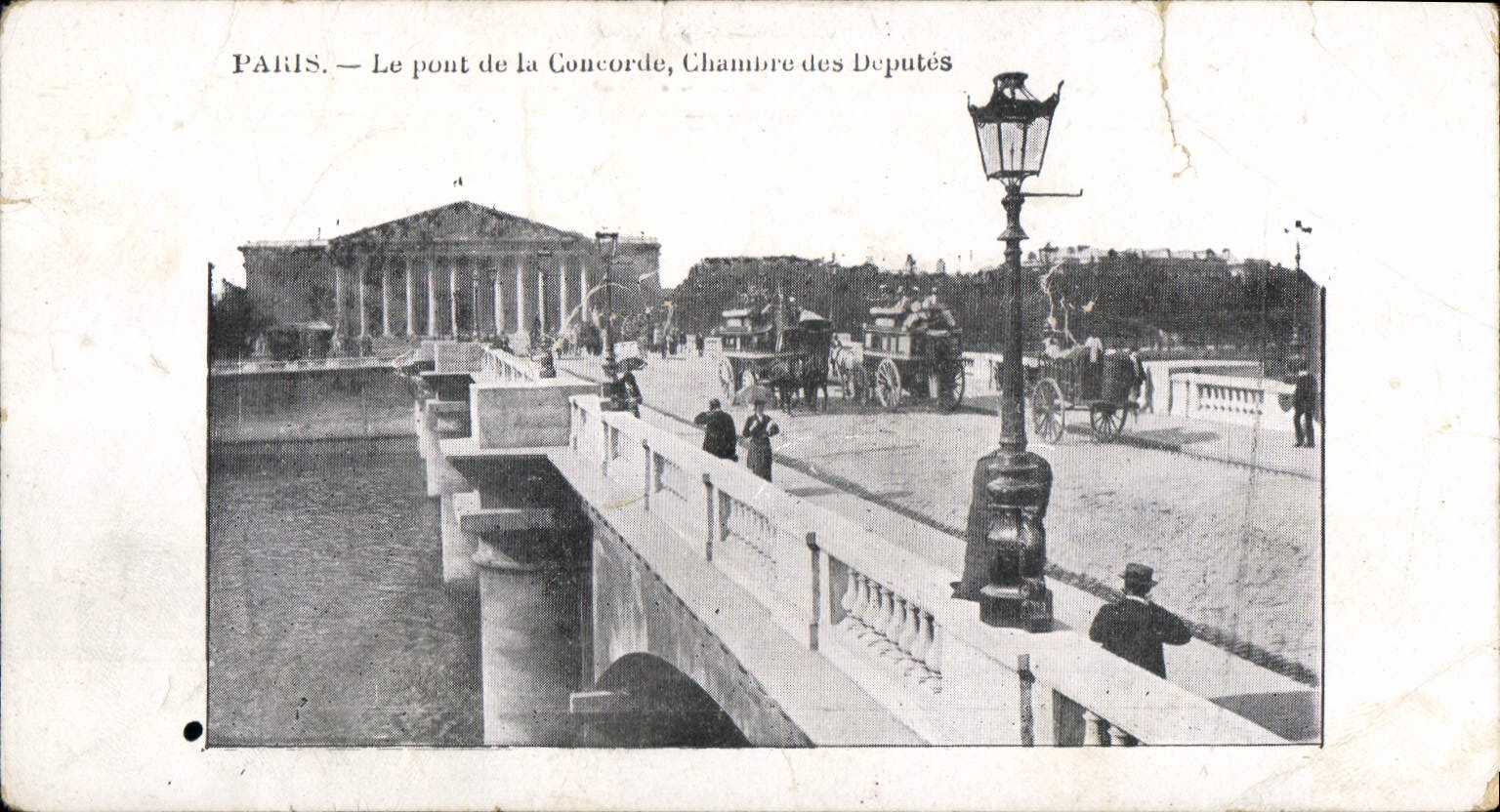 CPA Paris Le pont de la Concorde Chambre des Deputes