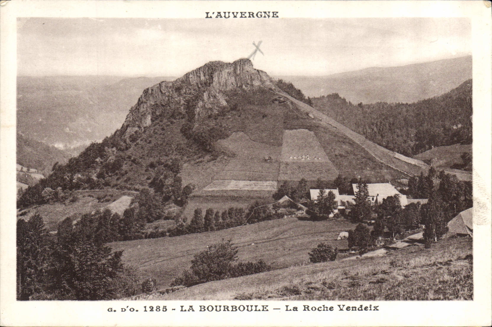 CPA La Bourboule La Roche Vendeix 