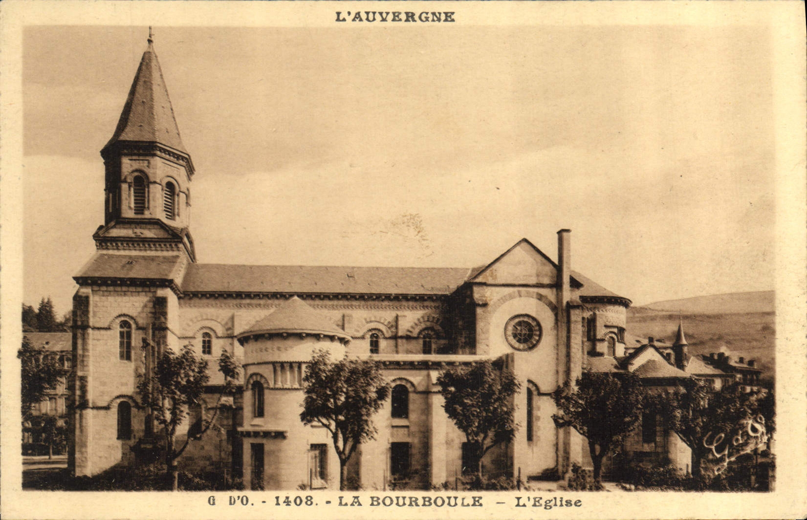CPA La Bourboule L'Eglise 