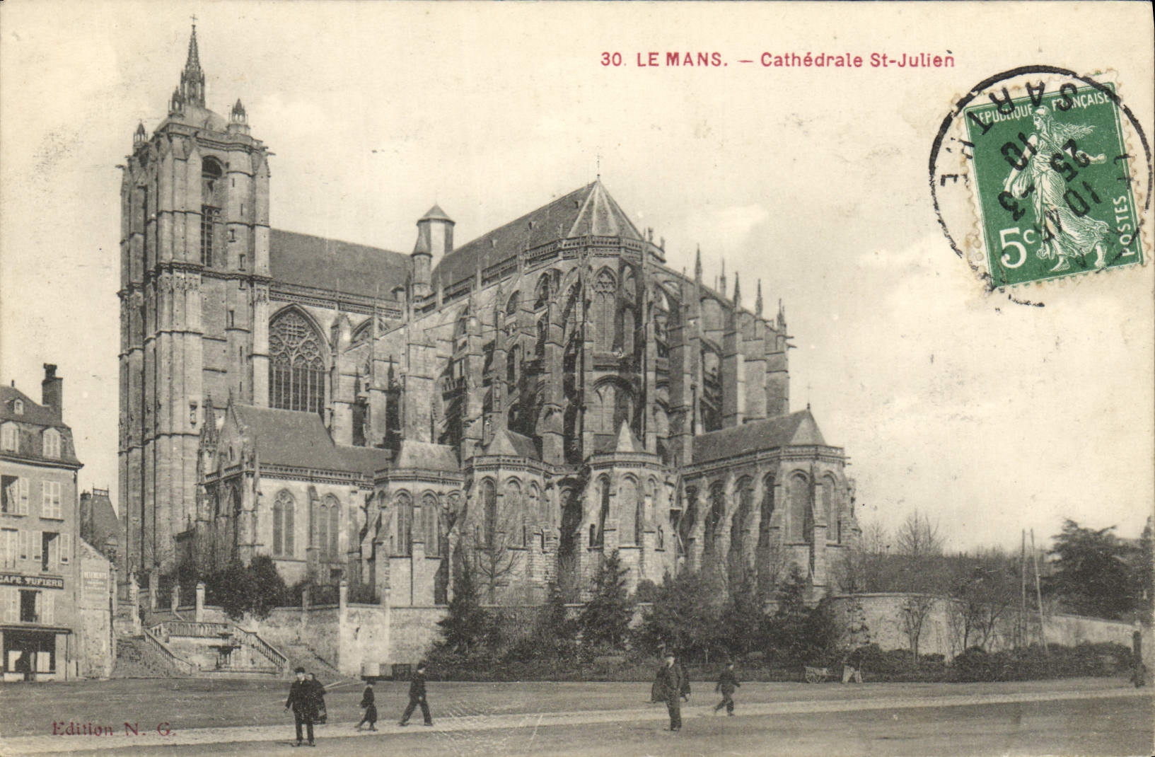 CPA Le Mans Cathedrale St Julien 