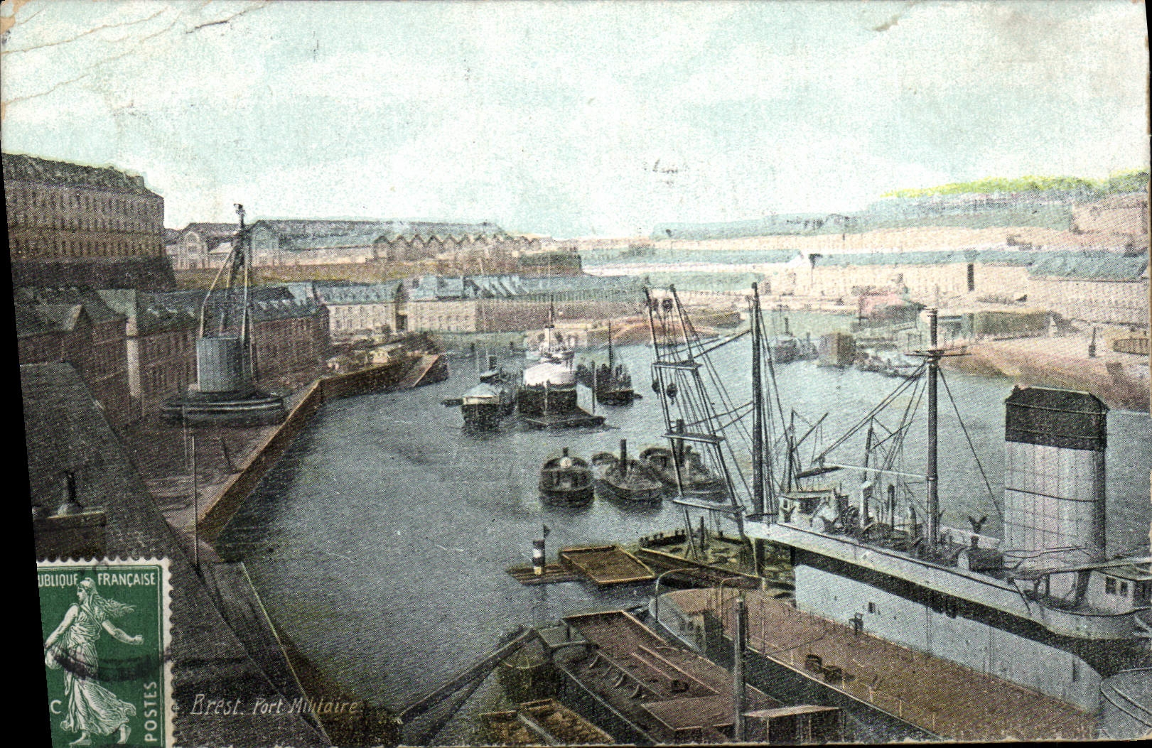 CPA Brest Port Bateau