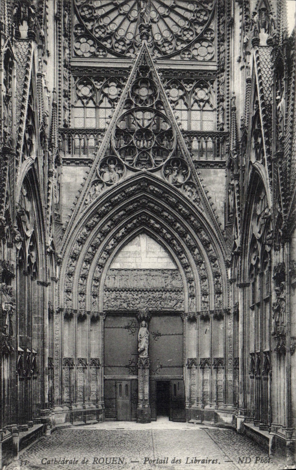 CPA Cathedrale de Rouen Portail des Libraires 