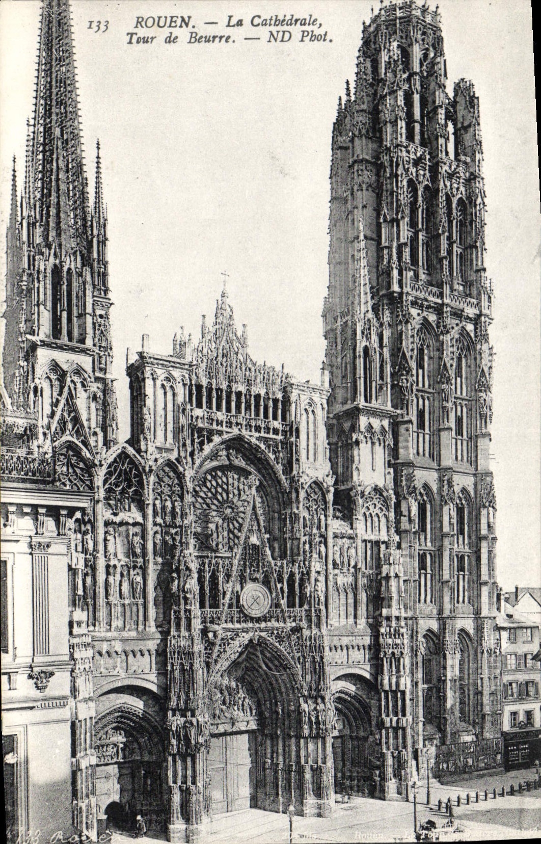 CPA Rouen La Cathedrale Tour de Beurre 